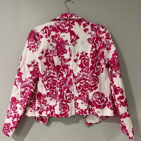 Frank Lyman Floral Print Jacket 12 - Picture 5 of 6
